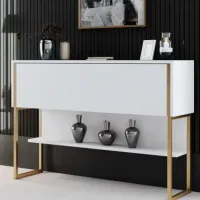 Комод Trendy Luxe 80 x 120 x 30см / ДСП / White photo 3