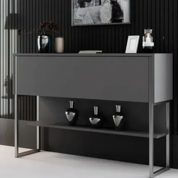 Comodă Trendy Luxe 80 x 120 x 30 / PAL / Antracit photo 3