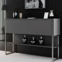 Комод Trendy Luxe 80 x 120 x 30см / ДСП / Антрацит photo 3