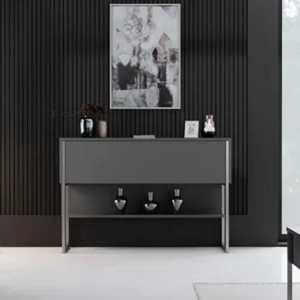 Comodă Trendy Luxe 80 x 120 x 30 / PAL / Antracit photo 5