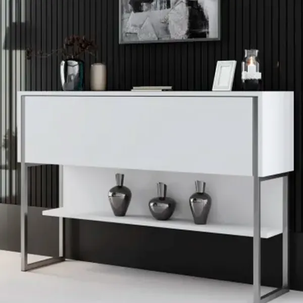 Comodă Trendy Luxe 80 x 120 x 30 / PAL / White photo 3