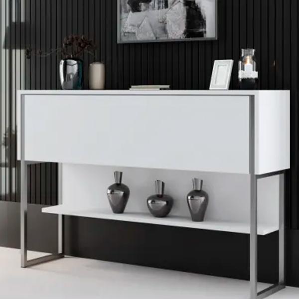 Comodă Trendy Luxe 80 x 120 x 30 / PAL / White photo 3