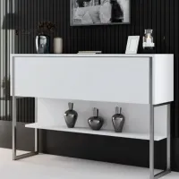 Comodă Trendy Luxe 80 x 120 x 30 / PAL / White photo 3