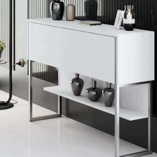 Comodă Trendy Luxe 80 x 120 x 30 / PAL / White photo 4
