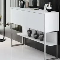 Comodă Trendy Luxe 80 x 120 x 30 / PAL / White photo 4