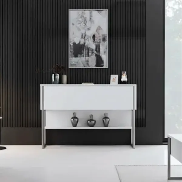 Comodă Trendy Luxe 80 x 120 x 30 / PAL / White photo 5