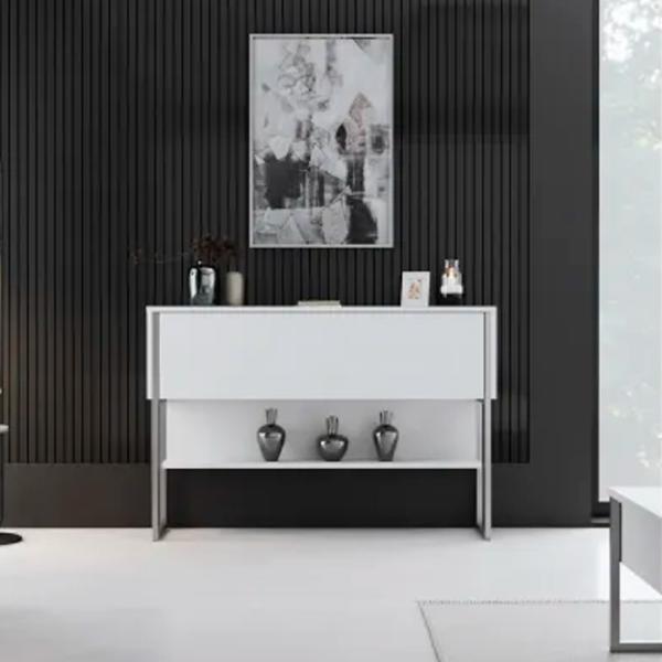 Comodă Trendy Luxe 80 x 120 x 30 / PAL / White photo 5