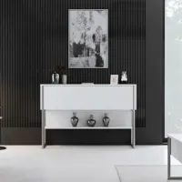 Comodă Trendy Luxe 80 x 120 x 30 / PAL / White photo 5