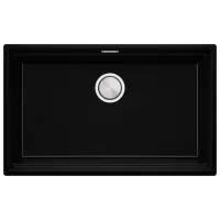 Кухонная мойка PRIMAGRAN PRAGUE 80 Level Undermount 47 x 76 / Гранит / Черный металлик