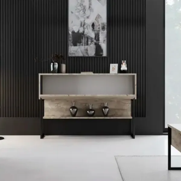 Comodă Trendy Luxe 80 x 120 x 30 / PAL / Travertine photo 5