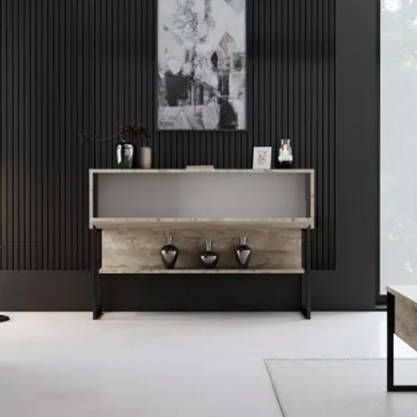 Comodă Trendy Luxe 80 x 120 x 30 / PAL / Travertine photo 5