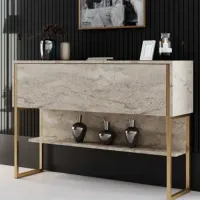 Comodă Trendy Luxe 80 x 120 x 30 / PAL / Travertine photo 2