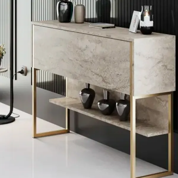 Comodă Trendy Luxe 80 x 120 x 30 / PAL / Travertine photo 5