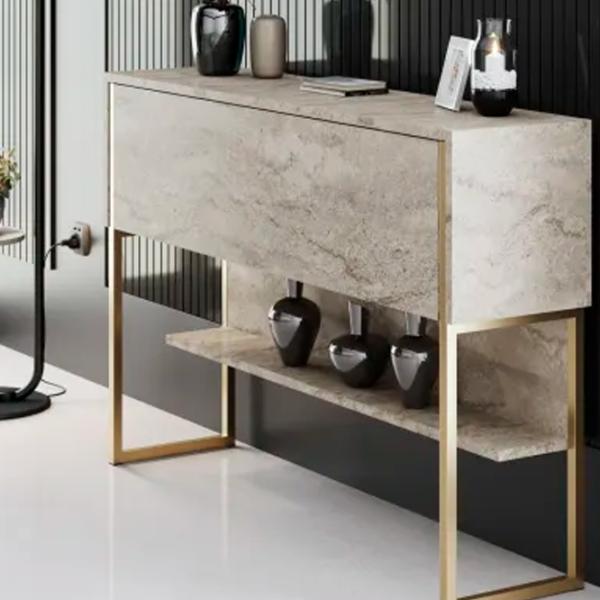 Comodă Trendy Luxe 80 x 120 x 30 / PAL / Travertine photo 5