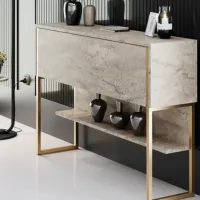 Comodă Trendy Luxe 80 x 120 x 30 / PAL / Travertine photo 5