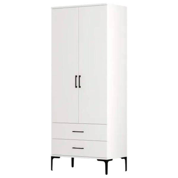 Dulap pentru haine Trendy Kumsal T 80 x 47.5 x 201.4 / PAL melaminat / White photo 1