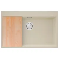 Chiuvetă PRIMAGRAN OSLO 80 Top 53 x 78 / Granit / Beige photo 2
