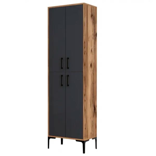 Комод Trendy Berlin A 200 x 60 x 35см / ДСП / Антрацит photo 1