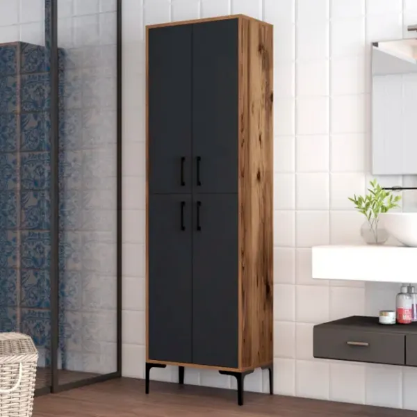 Комод Trendy Berlin A 200 x 60 x 35см / ДСП / Антрацит photo 2