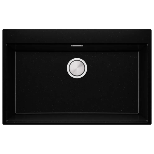 Кухонная мойка PRIMAGRAN OSLO 80 Top 53 x 78 / Гранит / Черный металлик photo 1