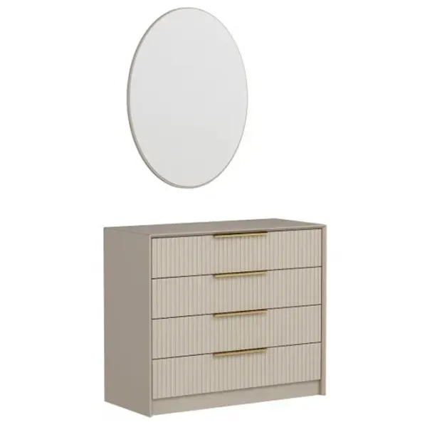 Комод Trendy Kale Luxe 85 x 45 x 100см / Дерево / Кремовый photo 1