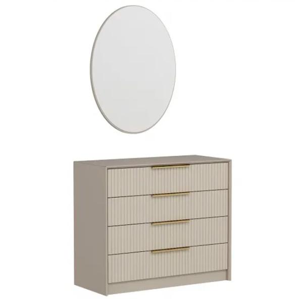 Комод Trendy Kale Luxe 85 x 45 x 100см / Дерево / Кремовый photo 1