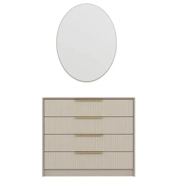 Комод Trendy Kale Luxe 85 x 45 x 100см / Дерево / Кремовый photo 2