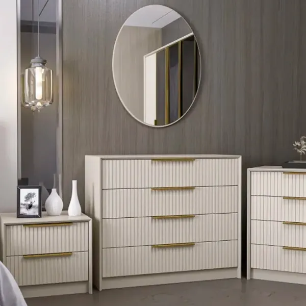 Комод Trendy Kale Luxe 85 x 45 x 100см / Дерево / Кремовый photo 5