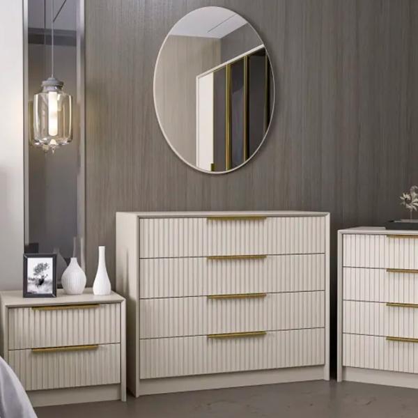 Комод Trendy Kale Luxe 85 x 45 x 100см / Дерево / Кремовый photo 5