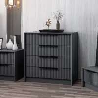 Комод Trendy Kale Luxe 77 x 45 x 72см / Дерево / Антрацит photo 4