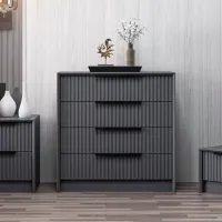 Комод Trendy Kale Luxe 77 x 45 x 72см / Дерево / Антрацит photo 6