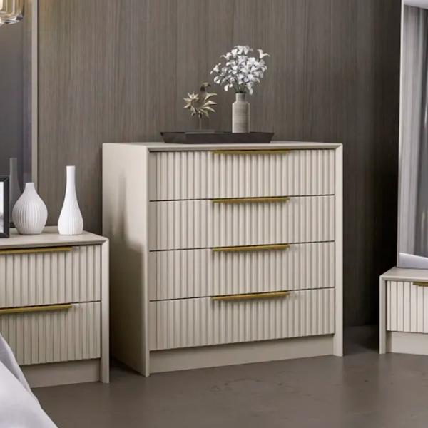 Комод Trendy Kale Luxe 77 x 45 x 72см / Дерево / Кремовый photo 2