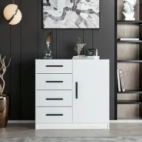Комод Trendy Kale 47 x 90 x 85см / ДСП / White photo 4