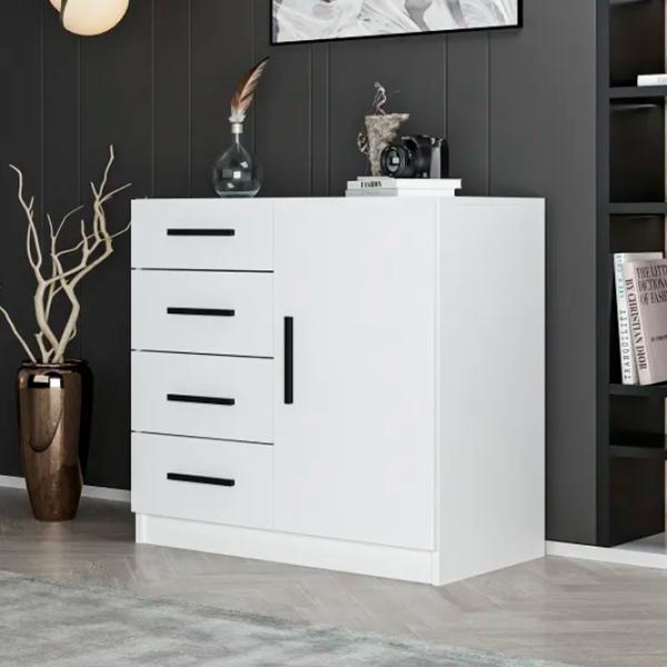 Комод Trendy Kale 47 x 90 x 85см / ДСП / White photo 5