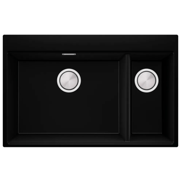 Кухонная мойка PRIMAGRAN OSLO 80 Duo Top 53 x 78 / Гранит / Черный photo 1