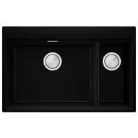 Кухонная мойка PRIMAGRAN OSLO 80 Duo Top 53 x 78 / Гранит / Черный