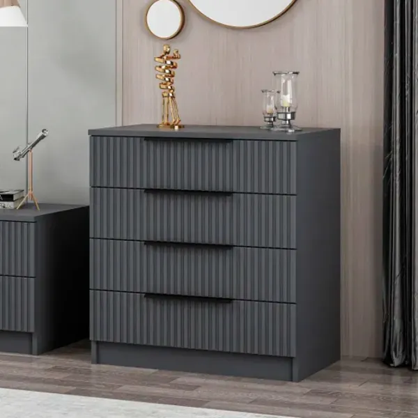 Комод Trendy Kale 42 x 72 x 85см / ДСП / Антрацит photo 5
