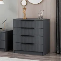 Комод Trendy Kale 42 x 72 x 85см / ДСП / Антрацит photo 5