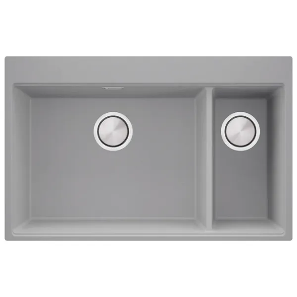 Кухонная мойка PRIMAGRAN OSLO 80 Duo Top 53 x 78 / Гранит / Серый photo 1