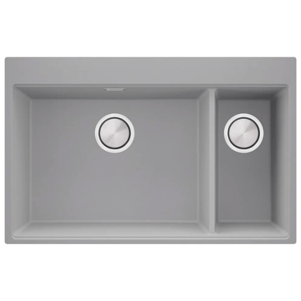 Кухонная мойка PRIMAGRAN OSLO 80 Duo Top 53 x 78 / Гранит / Серый photo 1