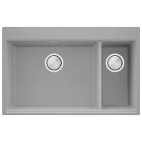 Кухонная мойка PRIMAGRAN OSLO 80 Duo Top 53 x 78 / Гранит / Серый