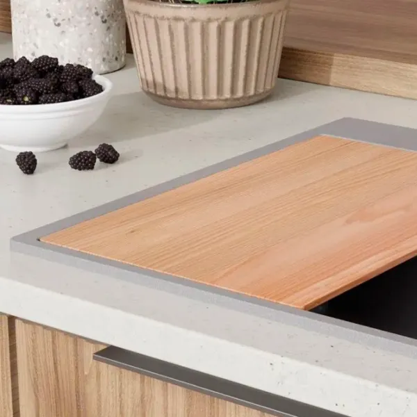 Кухонная мойка PRIMAGRAN OSLO 80 Duo Top 53 x 78 / Гранит / Серый photo 5