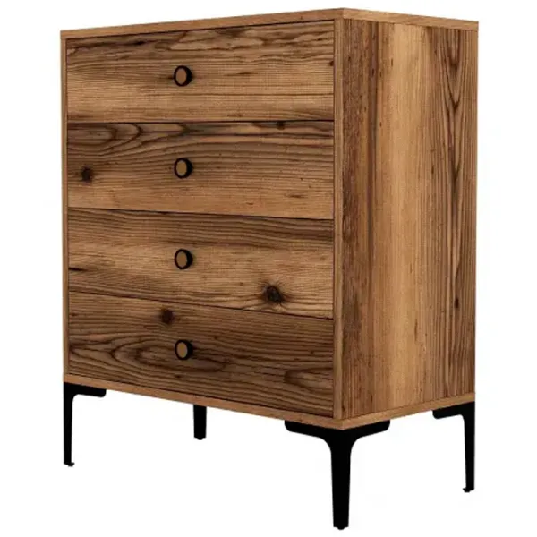 Comodă Trendy Lizbon 90.7 x 76 x 40 / PAL / Brown photo 1