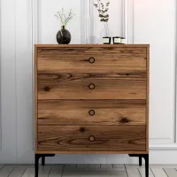 Комод Trendy Lizbon 90.7 x 76 x 40см / ДСП / Brown photo 2