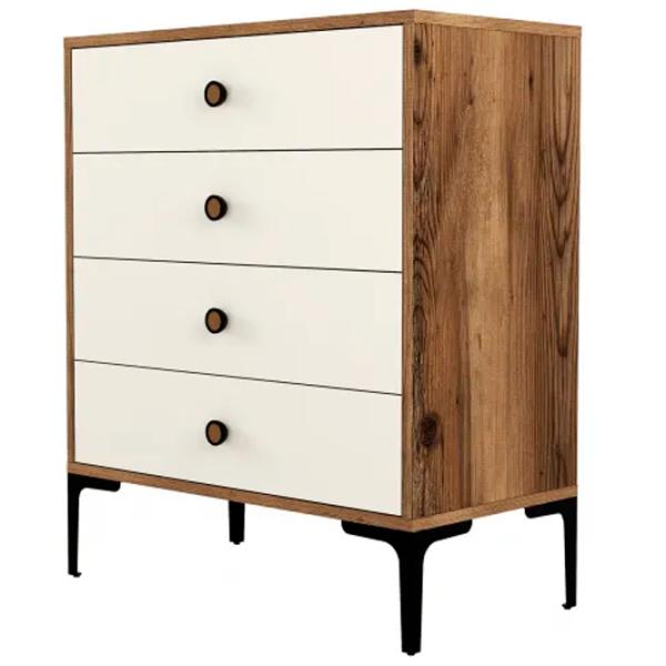 Комод Trendy Lizbon 90.7 x 76 x 40см / ДСП / Кремовый photo 1