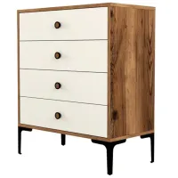 Комод Trendy Lizbon 90.7 x 76 x 40см / ДСП / Кремовый
