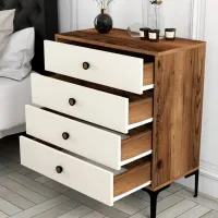 Комод Trendy Lizbon 90.7 x 76 x 40см / ДСП / Кремовый photo 5