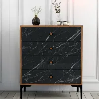 Комод Trendy Lizbon 90.7 x 76 x 40см / ДСП / Черный photo 3