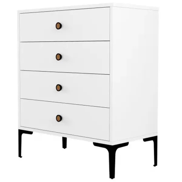 Comodă Trendy Lizbon 90.7 x 76 x 40 / PAL / White photo 1