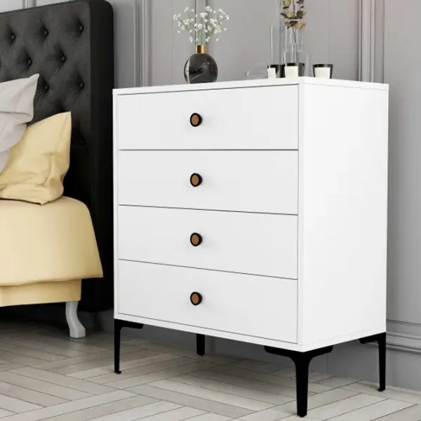 Comodă Trendy Lizbon 90.7 x 76 x 40 / PAL / White photo 2